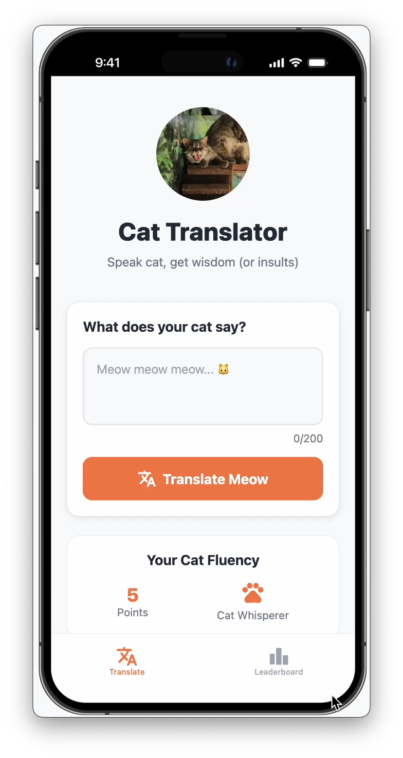 Cat Translator